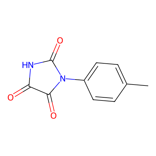 1-(4-Methylphenyl)imidazolidine-2,4,5-trione structure
