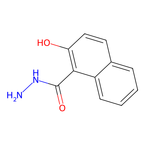 2-Hydroxynaphthalene-1-carbohydrazide structure
