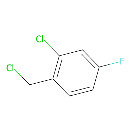 2-Chloro-1-(chloromethyl)-4-fluorobenzene structure