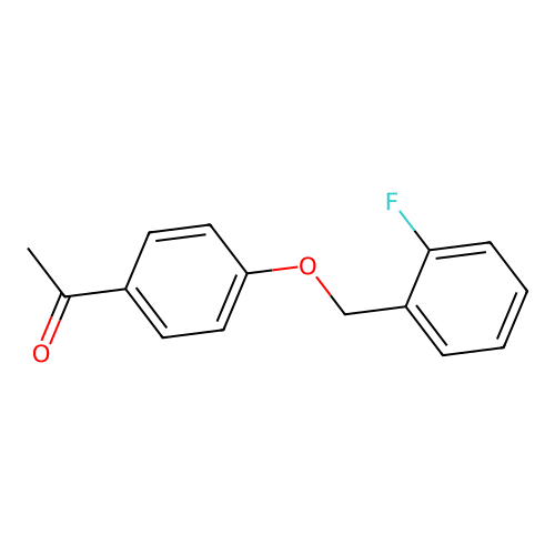 1-{4-[(2-Fluorobenzyl)oxy]phenyl}ethanone structure