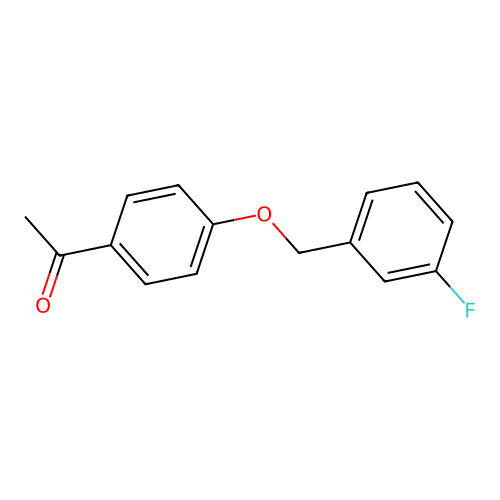 4'-(3-Fluorobenzyloxy)acetophenone structure