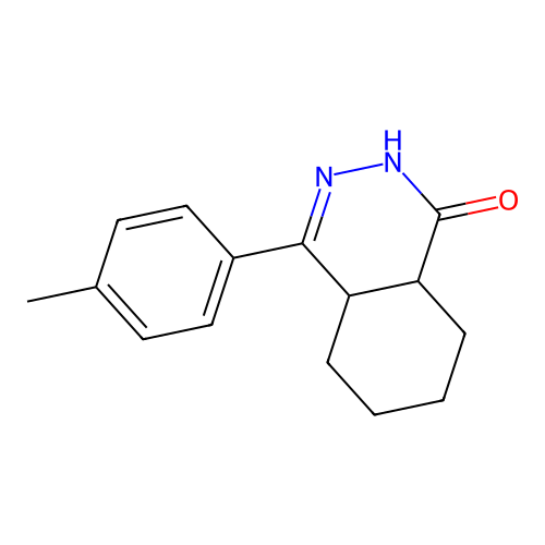 4-(4-methylphenyl)-4a,5,6,7,8,8a-hexahydro-2H-phthalazin-1-one structure