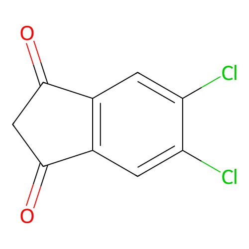5,6-Dichloro-1H-indene-1,3(2H)-dione structure