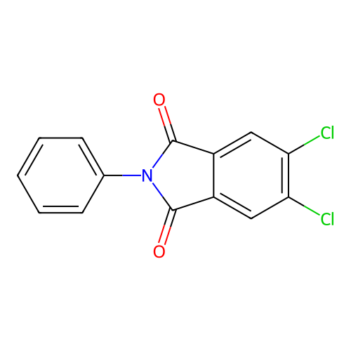 5,6-dichloro-2-phenylisoindole-1,3-dione structure