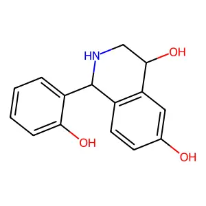 4,6-Isoquinolinediol, 1,2,3,4-tetrahydro-1-(2-hydroxyphenyl)- structure