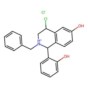 C22H20ClNO2.ClH structure