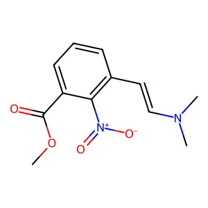 Methyl 3-[2-(dimethylamino)ethenyl]-2-nitrobenzoate structure