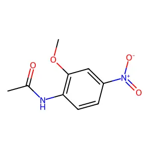 2-Acetylamino-5-nitroanisole structure