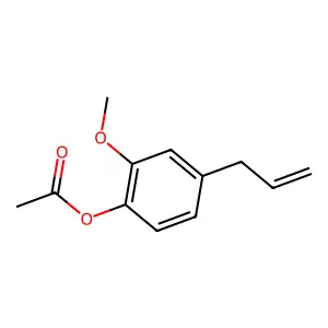 乙酰丁香油酚 structure