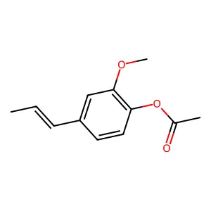 乙酸异丁香酚酯 structure