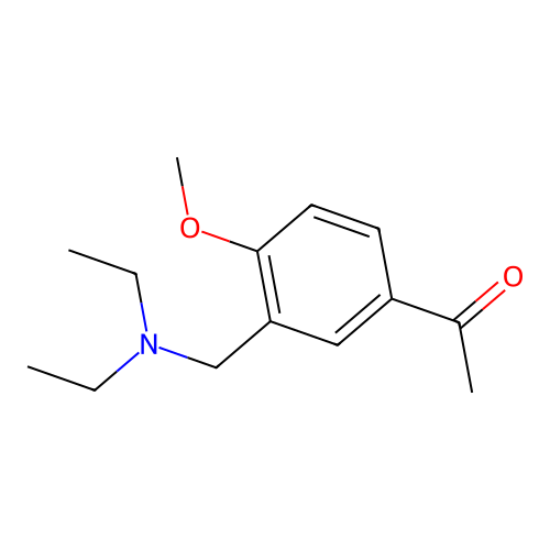 1-{3-[(Diethylamino)methyl]-4-methoxyphenyl}ethanone structure
