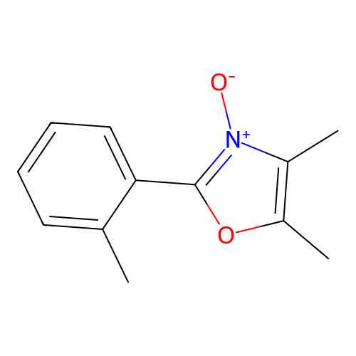 Oxazole,4,5-dimethyl-2-(2-methylphenyl)-,3-oxide structure