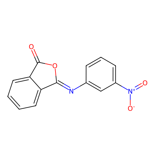(3Z)-3-[(3-Nitrophenyl)imino]-2-benzofuran-1(3H)-one structure