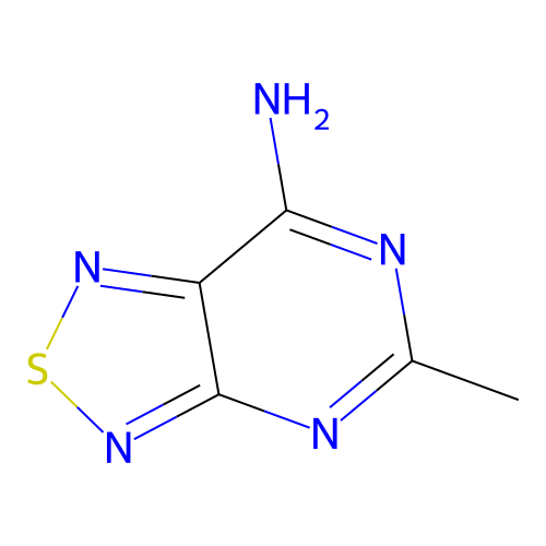 5-Methyl-[1,2,5]thiadiazolo[3,4-d]pyrimidin-7-amine structure
