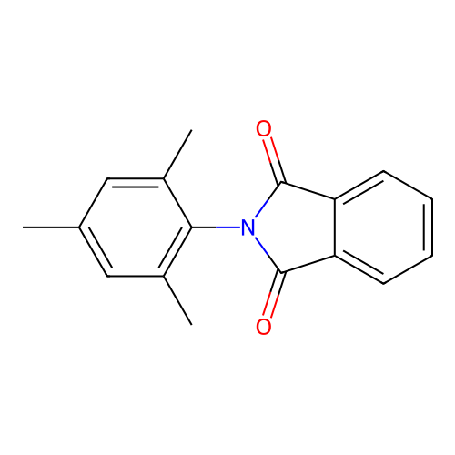 2-(2,4,6-Trimethylphenyl)isoindole-1,3-dione structure
