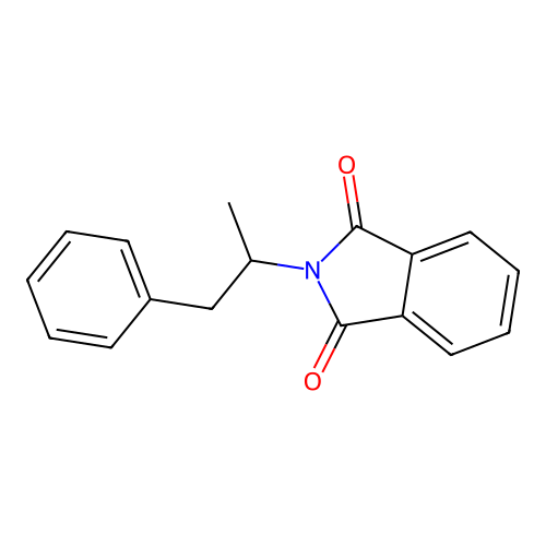 2-(1-phenylpropan-2-yl)-1H-isoindole-1,3(2H)-dione structure