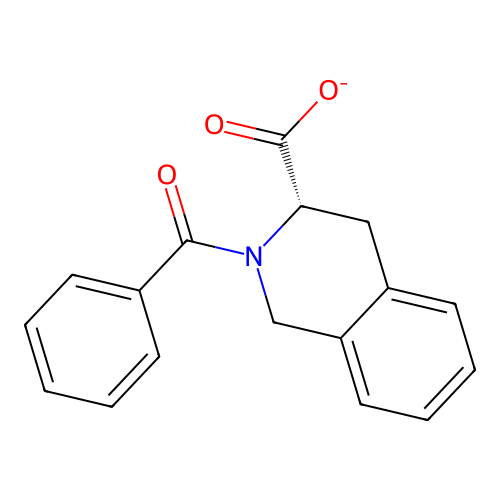 2-Benzoyl-1,2,3,4-tetrahydroisoquinoline-3-carboxylate structure