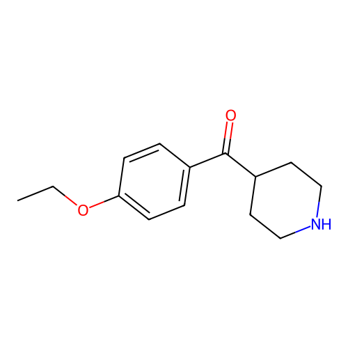 (4-Ethoxyphenyl)(piperidin-4-yl)methanone structure