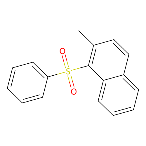 1-(Benzenesulfonyl)-2-methylnaphthalene structure