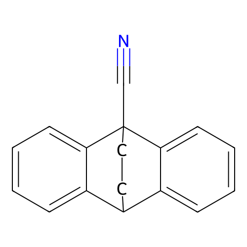 Tetracyclo[6.6.2.02,7.09,14]hexadeca-2,4,6,9,11,13-hexaene-1-carbonitrile structure