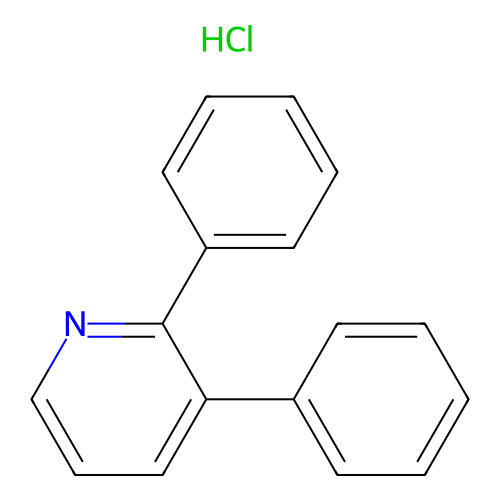 2,3-diphenylpyridine Hydrochloride structure
