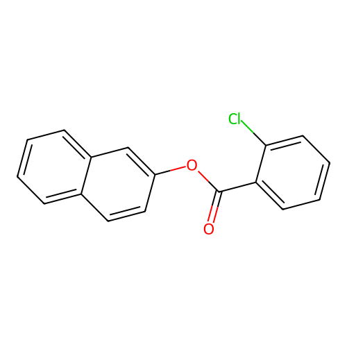 Naphthalen-2-yl 2-chlorobenzoate structure