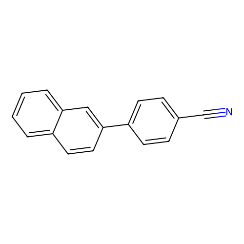 4-(2-Naphthalenyl)benzonitrile structure