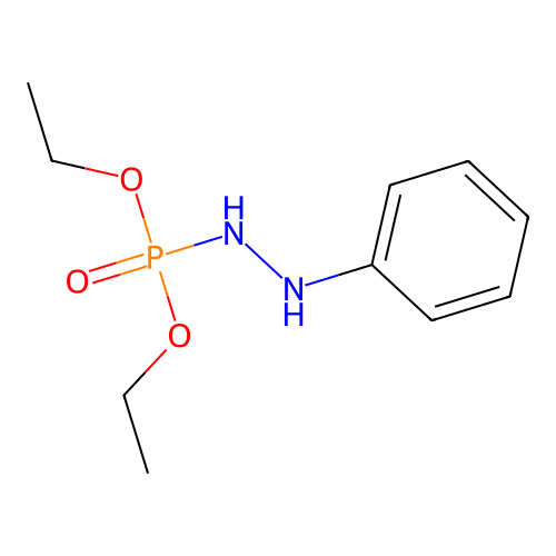 1-Diethoxyphosphoryl-2-phenylhydrazine structure