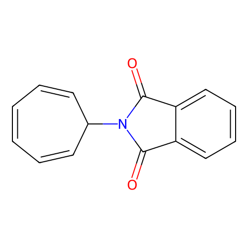 N-Tropyl-phthalimid structure
