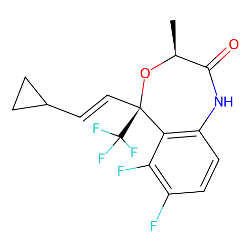 HIV-1 inhibitor-70 structure