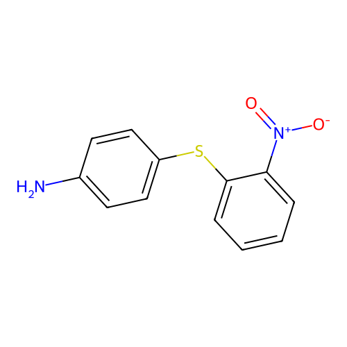 4-(2-Nitrophenyl)sulfanylaniline structure