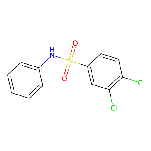 3,4-dichloro-N-phenylbenzenesulfonamide structure