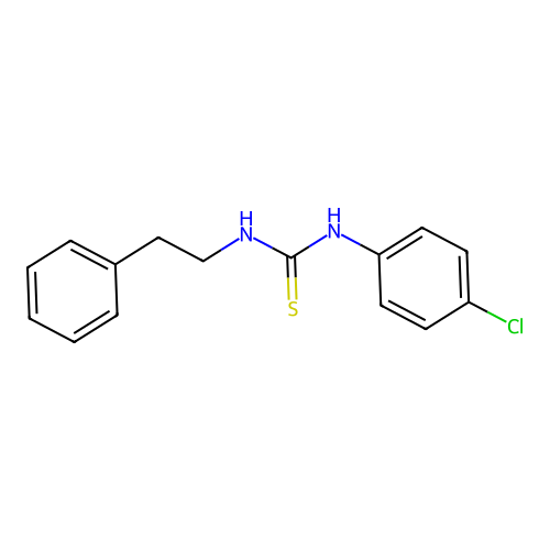 1-(4-Chlorophenyl)-3-(2-phenylethyl)thiourea structure