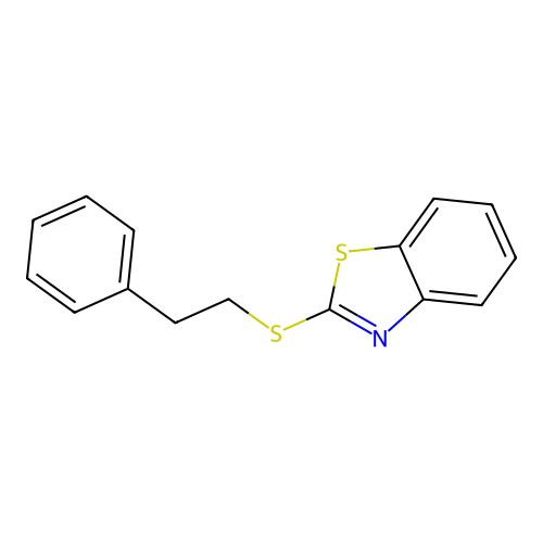 2-[(2-Phenylethyl)sulfanyl]-1,3-benzothiazole structure