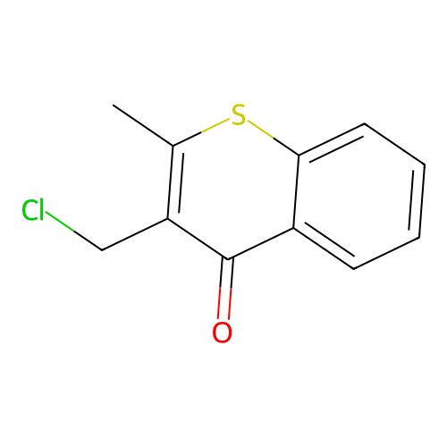 3-(Chloromethyl)-2-methyl-4H-1-benzothiopyran-4-one structure
