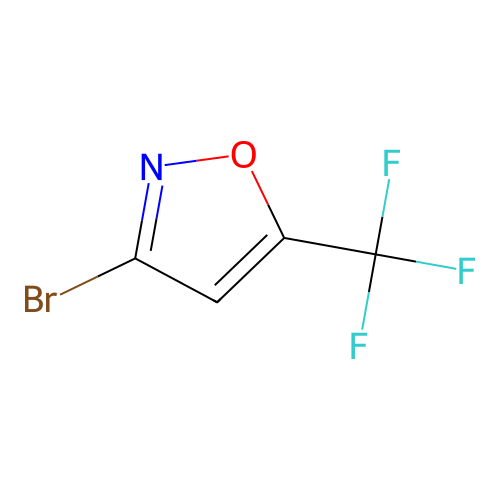 3-Bromo-5-(trifluoromethyl)-1,2-oxazole structure