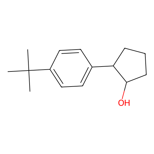 trans-2-(4-tert-Butylphenyl)cyclopentanol structure