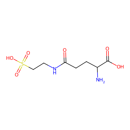 N5-(2-Sulfoethyl)glutamine structure