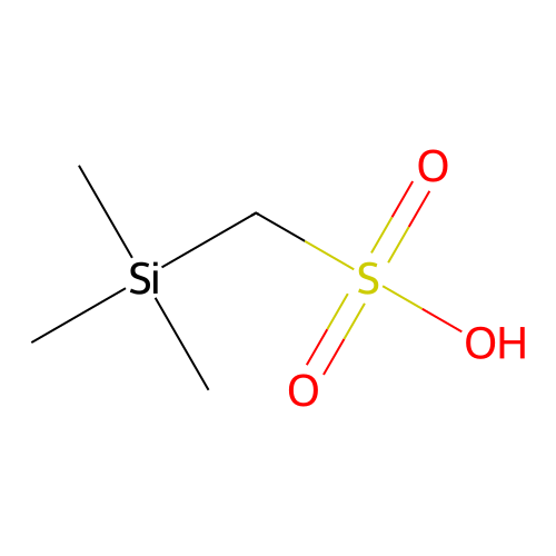(Trimethylsilyl)methanesulfonic acid structure