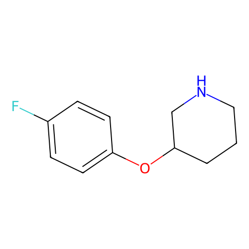 3-(4-Fluorophenoxy)piperidine structure