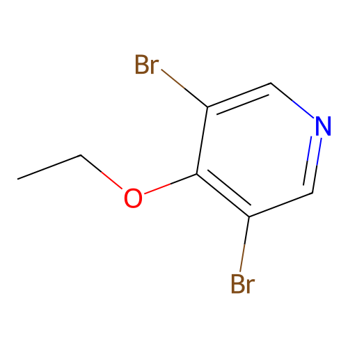 3,5-Dibromo-4-ethoxypyridine structure