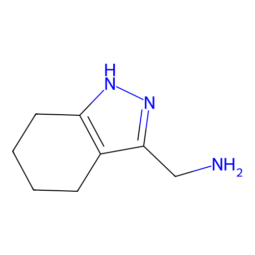(4,5,6,7-tetrahydro-1H-indazol-3-yl)methanamine structure