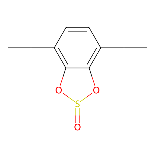 1,3,2-Benzodioxathiole, 4,7-bis(1,1-dimethylethyl)-, 2-oxide structure