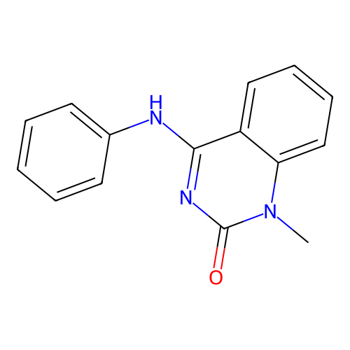 1-Methyl-4-(phenylamino)quinazolin-2(1h)-one structure