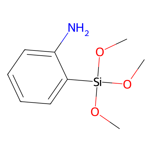 Benzenamine, 2-(trimethoxysilyl)- structure
