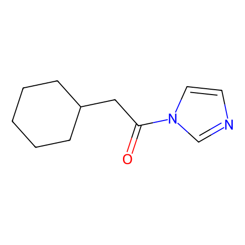 1H-Imidazole, 1-(cyclohexylacetyl)- structure