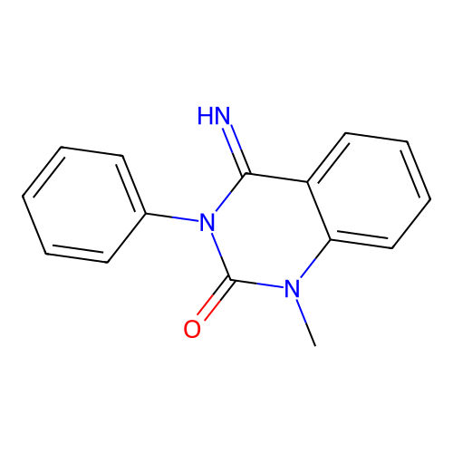 (4e)-4-Imino-1-methyl-3-phenyl-3,4-dihydroquinazolin-2(1h)-one structure
