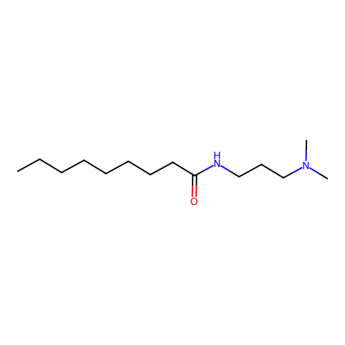 Nonanamide, N-[3-(dimethylamino)propyl]- structure