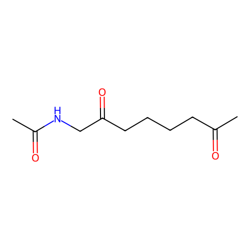 N-(2,7-Dioxooctyl)acetamide structure