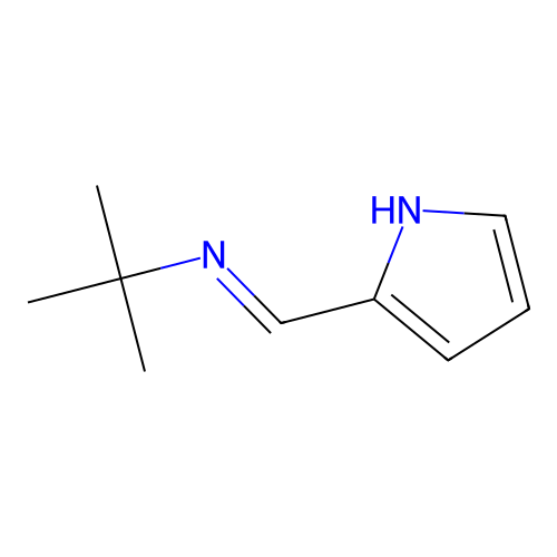 N-tert-butyl-1-(1H-pyrrol-2-yl)methanimine structure